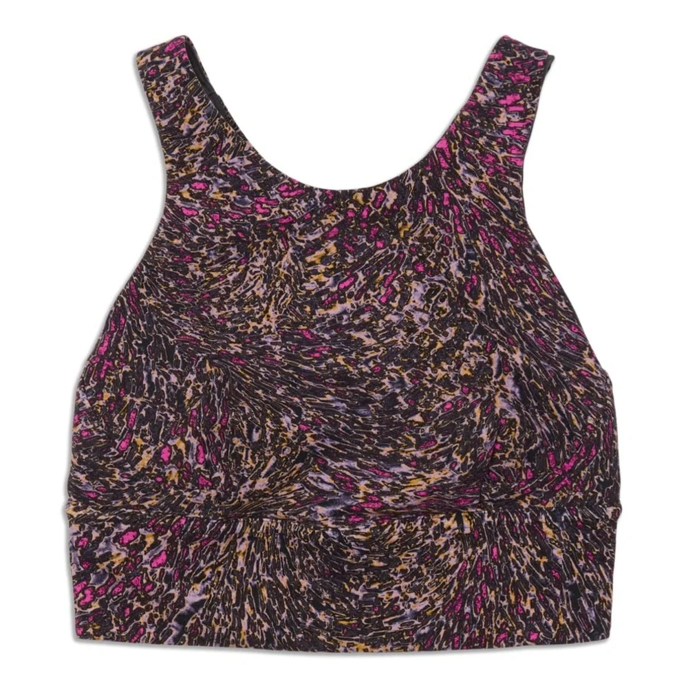 LULULEMON Wunder Train Longline Bra in topography multi - Picture 5 of 11